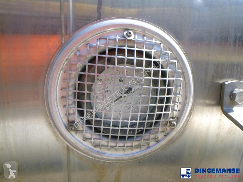 نصف مقطورة Magyar Chemical tank inox L4BH 32.5...