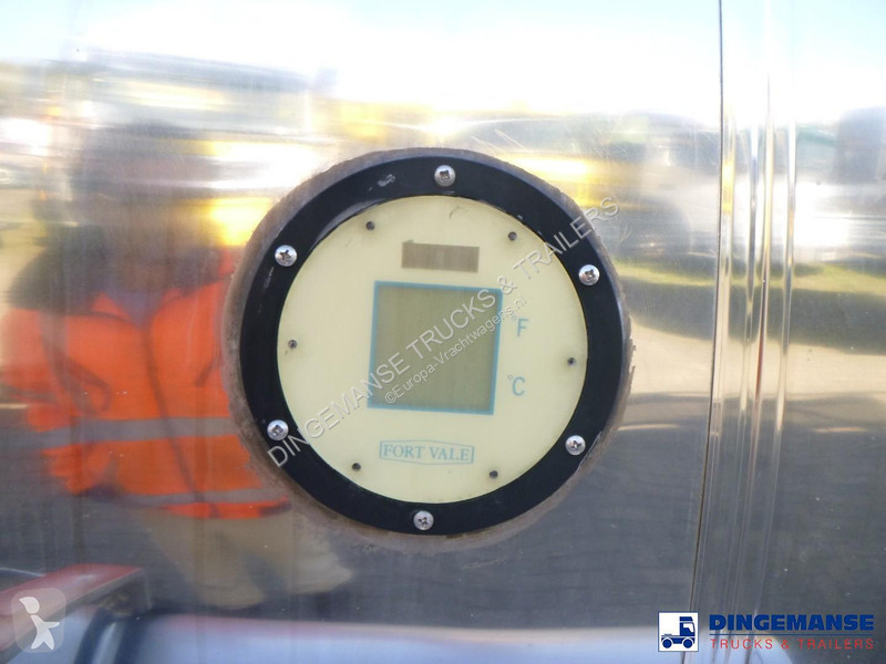 Félpótkocsi Magyar Chemical tank inox L4BH 33.3...