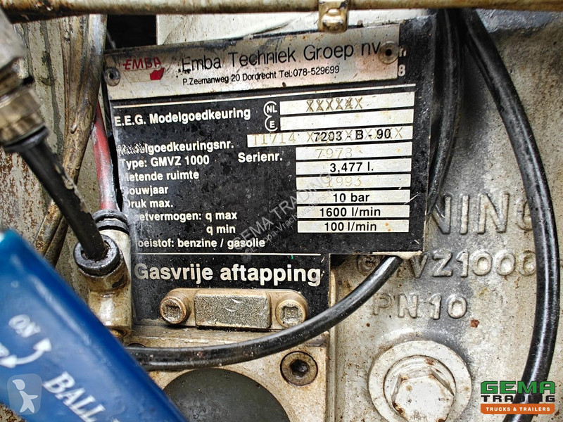 نصف مقطورة Burg BPO 13-30 Fuel Tank 50,500L - 5...