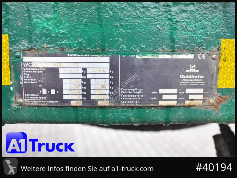 نصف مقطورة Goldhofer STZ-VL4, 4 achs...