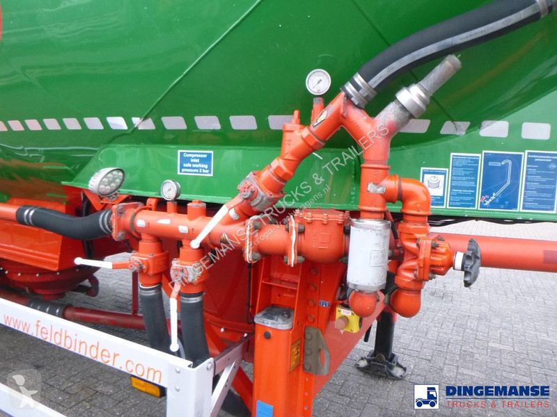 Semiremorca Feldbinder Powder tank alu 40 m3 +...