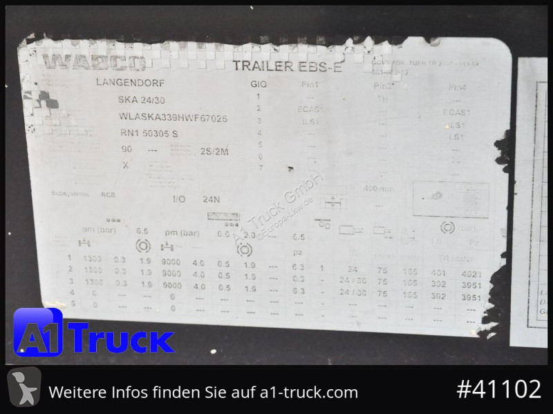 نصف مقطورة Langendorf SKA 24/30, Alukippmulde...