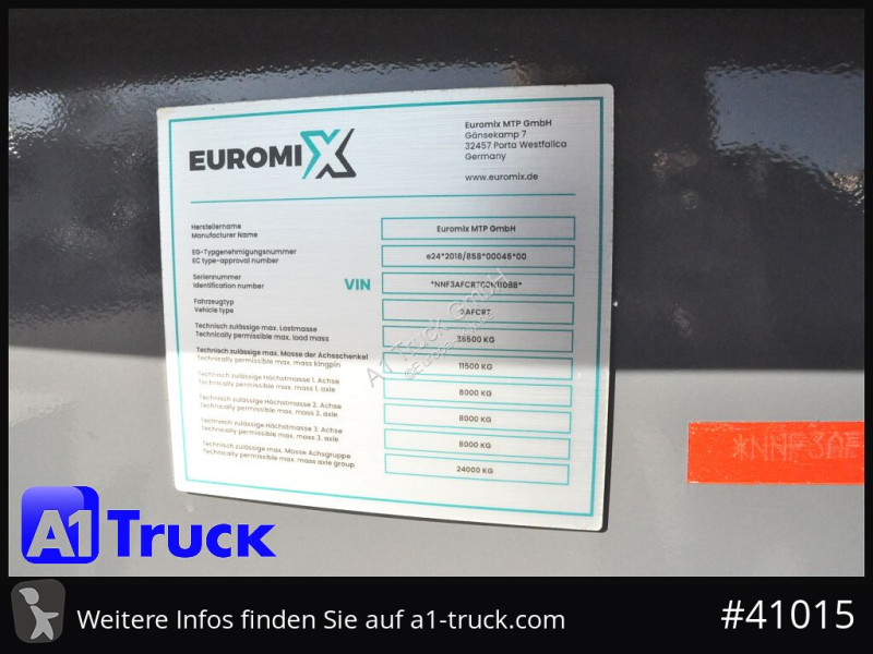 Semirimorchio Wielton Euromix ca 27m³  Stahl,...