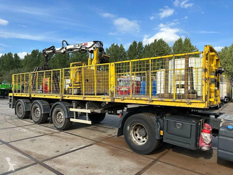 نصف مقطورة LAG 3 AXLE + HIAB 130R S2