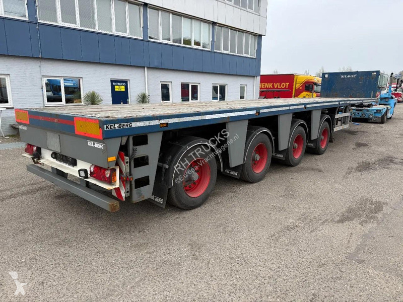 نصف مقطورة Broshuis 4 AXLE - BPW - 4X STEERING...