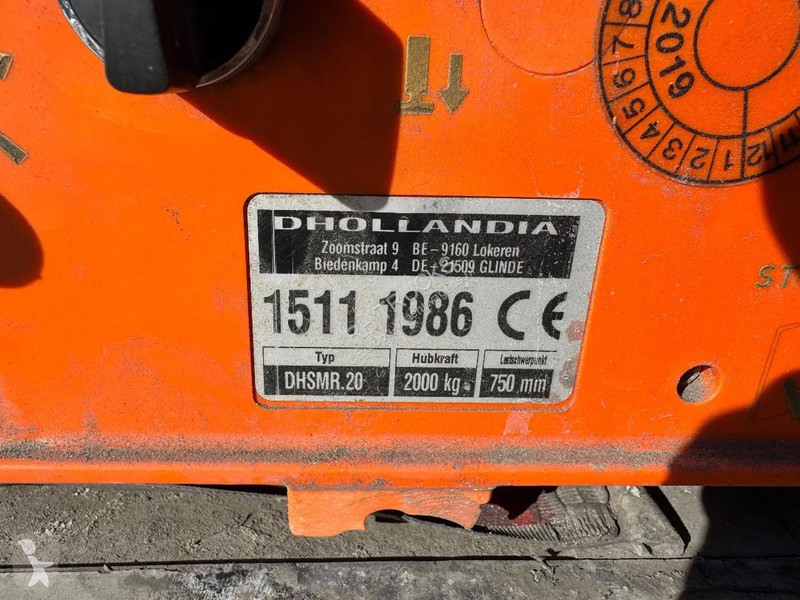 Oplegger Krone 3 AXLE + DHOLLANDIA LIFT 2000 KG...