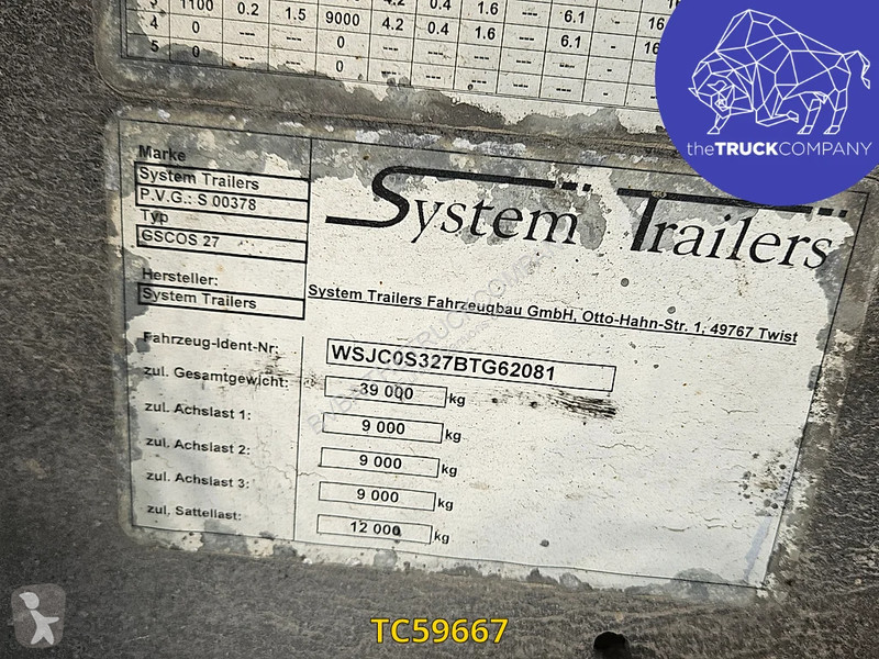 نصف مقطورة System Trailers