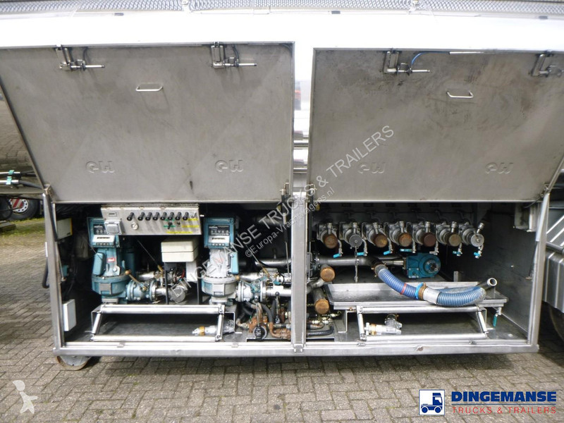 Sættevogn Magyar Fuel / oil tank inox 23 m3 / 7...