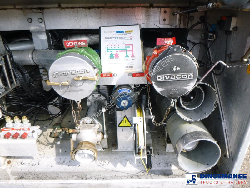 نصف مقطورة LAG Fuel tank alu 50.5 m3 / 5 comp +...
