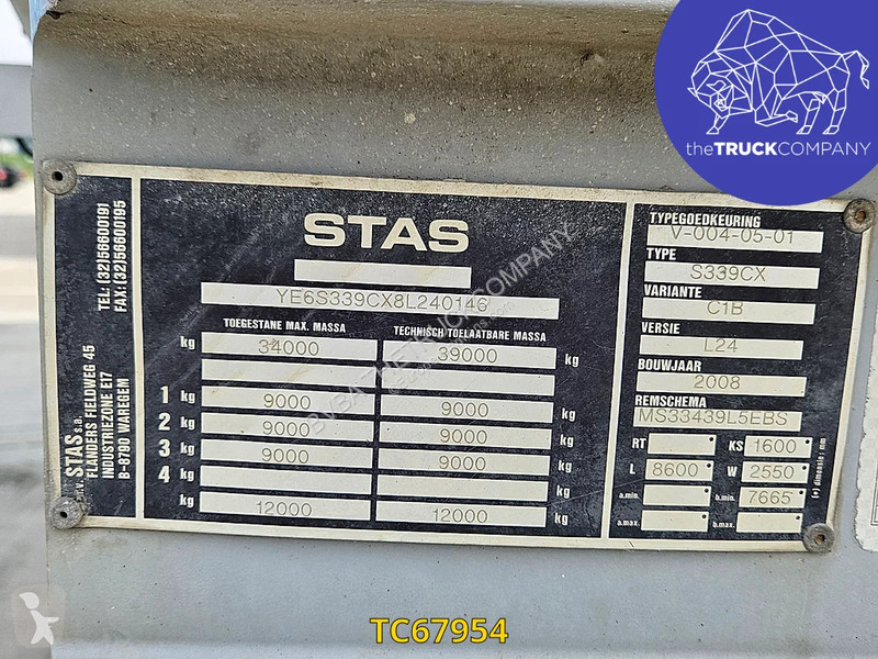 نصف مقطورة Stas S339CX BENNE TP