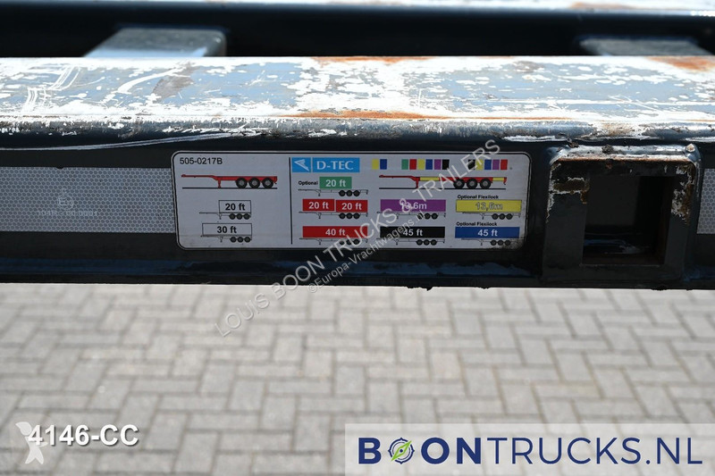 نصف مقطورة D-TEC FLEXITRAILER | 2x20-30-40-45ft...