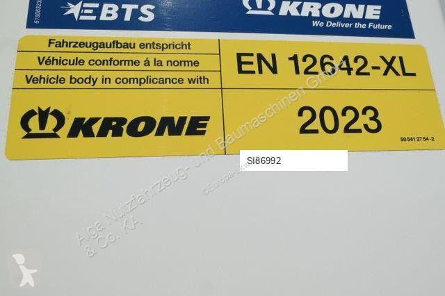 Semi remorque Krone SD, Palettenkasten, Rungen,...