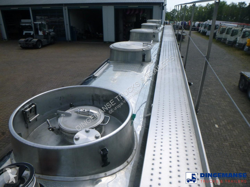 نصف مقطورة Magyar Chemical tank inox L4BH 32.5...