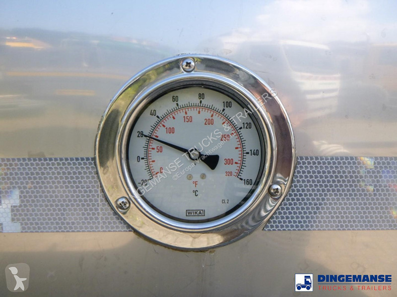 نصف مقطورة Van Hool Food tank inox 28.5 m3 / 3...