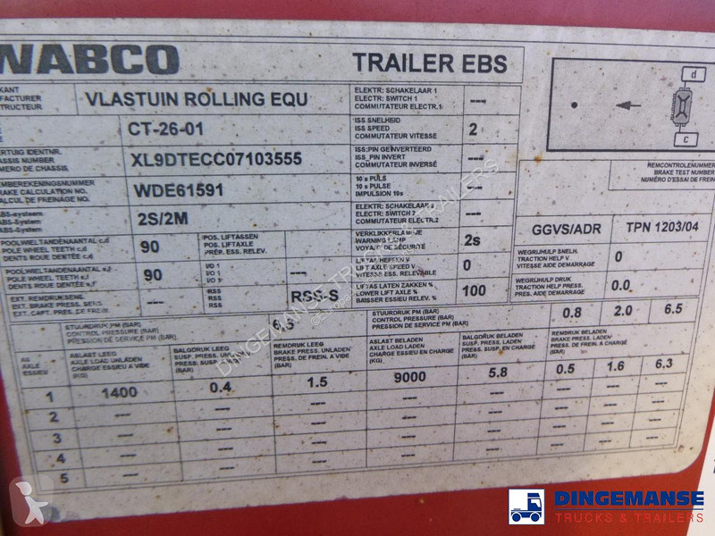 نصف مقطورة D-TEC 4-axle container combi trailer...