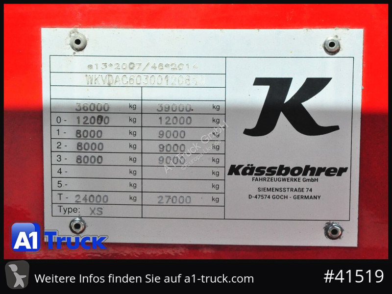 نصف مقطورة Kässbohrer Kippsilo, 40m³,...