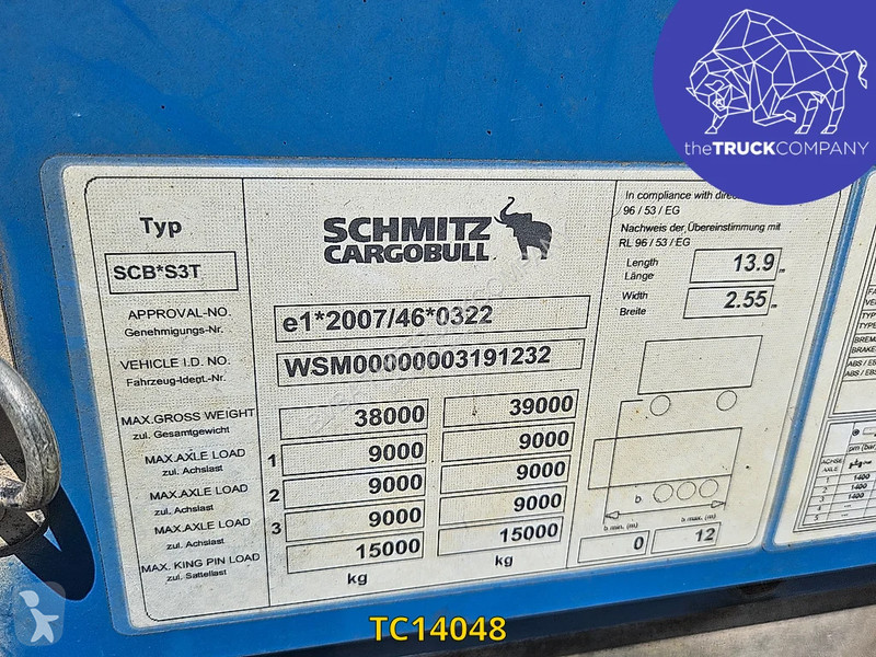 نصف مقطورة Schmitz Cargobull PLSC