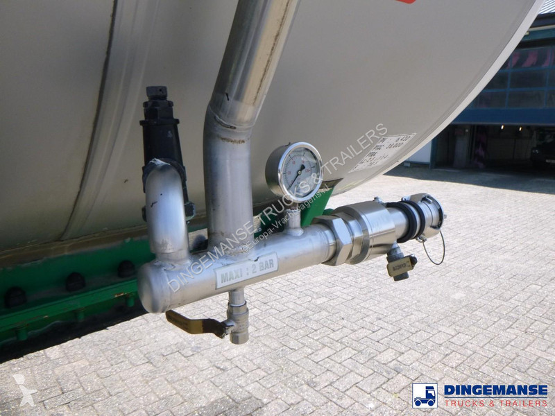 نصف مقطورة Magyar Bitumen tank inox 30 m3 / 1 comp