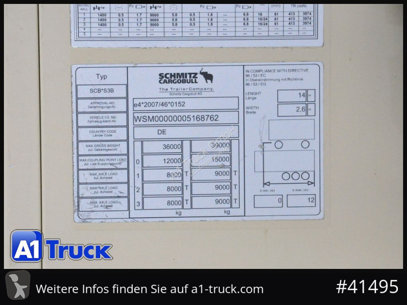 نصف مقطورة Schmitz Cargobull SKO 24,  Carrier...