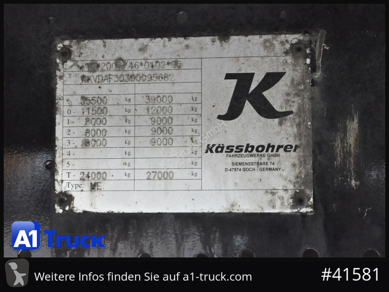 نصف مقطورة Kässbohrer Mega Trailer, Code XL,...