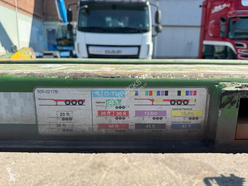 نصف مقطورة D-TEC FLEXITRAILER - TRIPLE EXTENDABLE