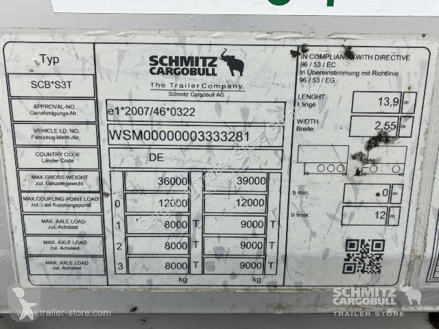 نصف مقطورة Schmitz Cargobull Curtainsider Mega...