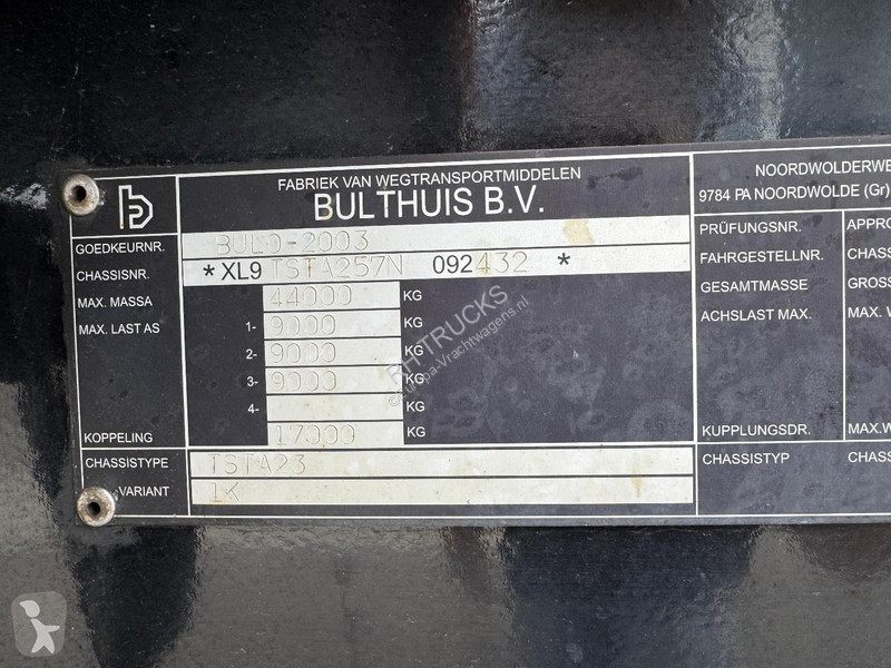 Semirremolque Bulthuis TSTA23 3 AXLE - BPW -...