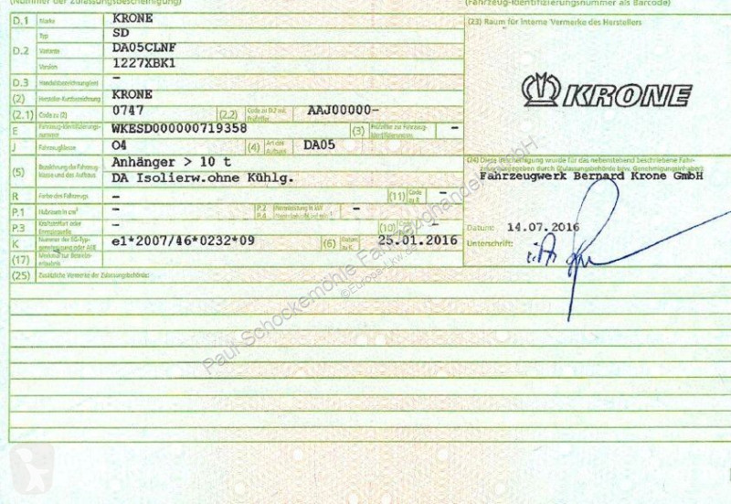 Semirremolque Krone 27...