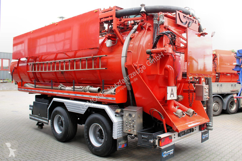 Vrachtwagencombinatie MAN 2-Achs Hellmers 26m3...