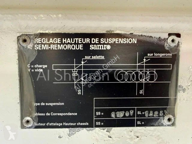 Sættevogn Samro ST39MH / Voll Alu / 65m³