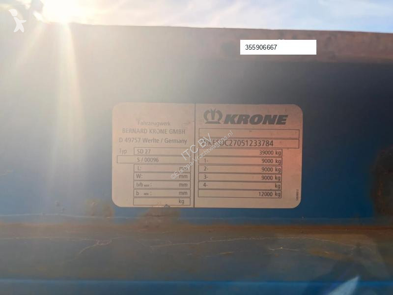 Krone TWISTLOCK / TROMMELREM / BPW semi-trailer