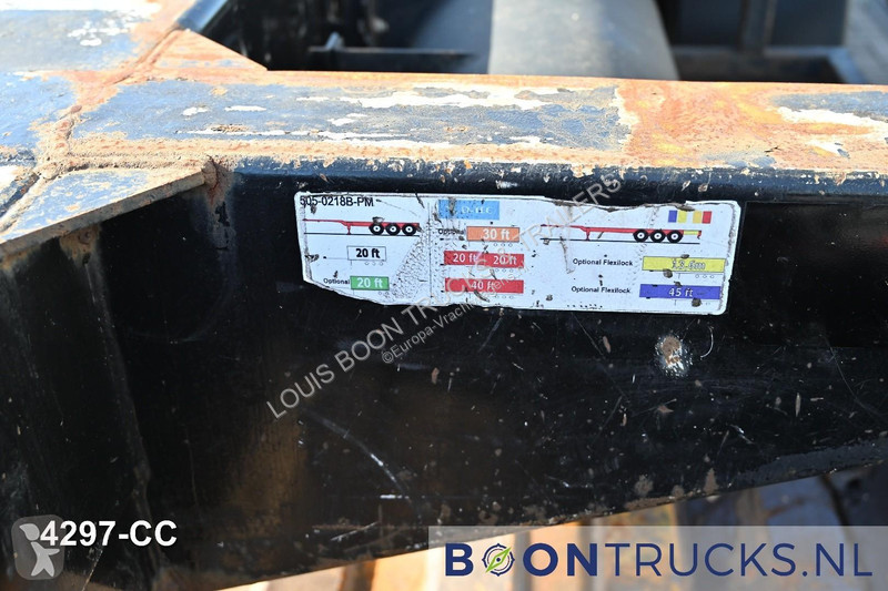 D-TEC PORTMASTER | 2x20-40-45ft HC * LIFT AXLE...