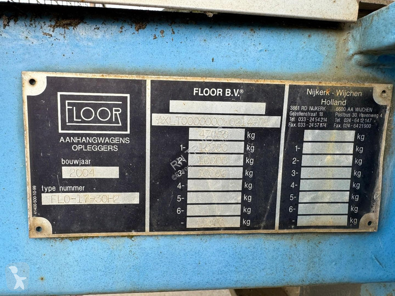 Floor FLO-17-30H2 3 AXLE SAF semi-trailer