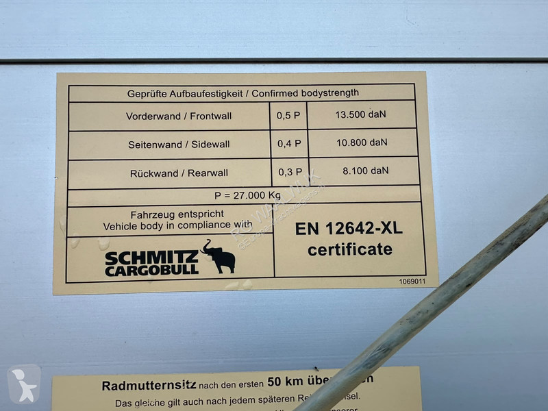 Sættevogn Schmitz Cargobull Schuifzeil