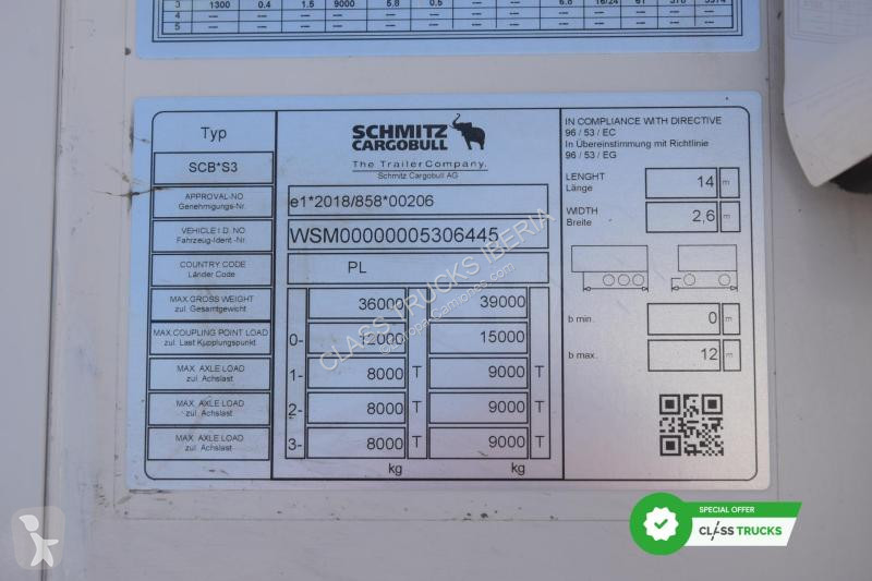 Oplegger Schmitz Cargobull FP 60 ThermoKing...