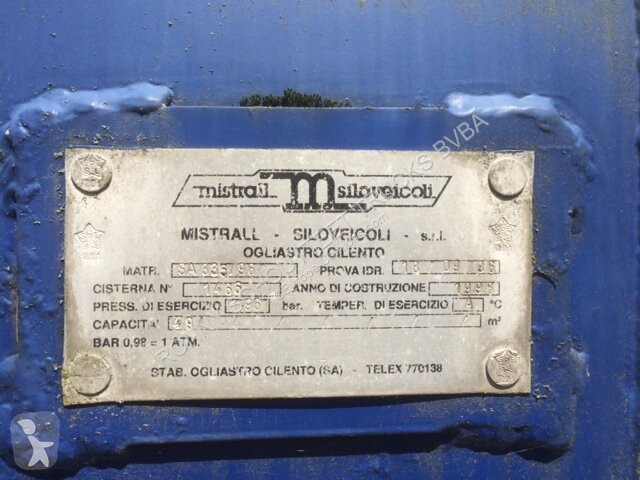 Semiremorca  SAnh Silo MISTRAL Kippsilo, ca. 49m³