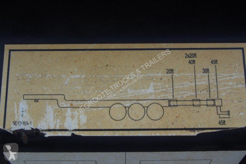 Oplegger Krone Polyvalent skelet 20-30-40-45 ft