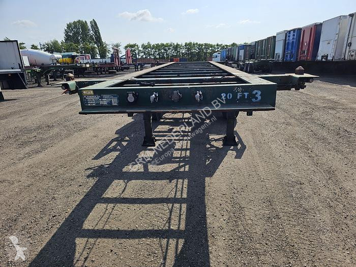 Oplegger Flandria 2 AXLE 20 FT CHASSIS STEEL...