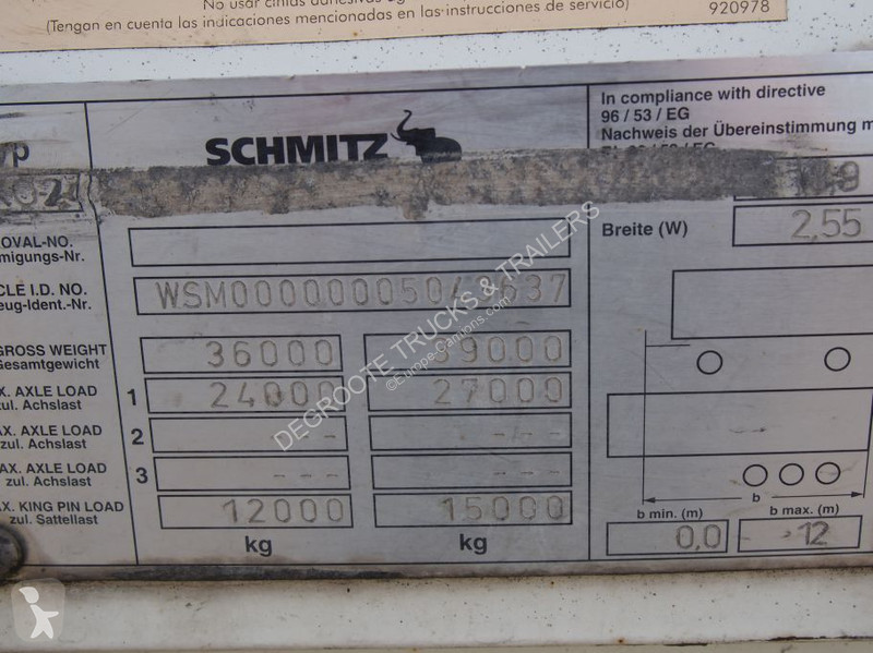 Semitrailer Schmitz Cargobull Closed box