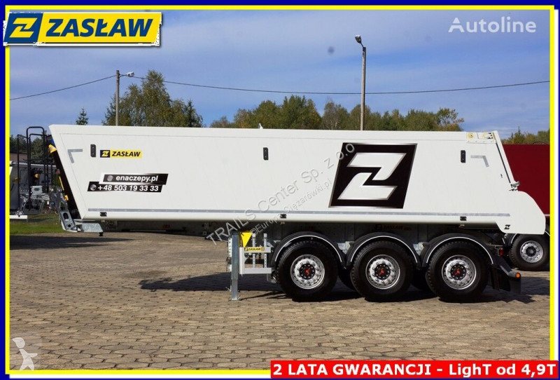 Semi remorque Zasław 28 m³ !! Light UP 4.990 kg...