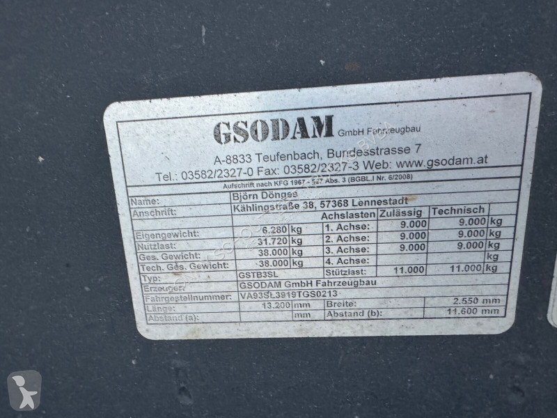 Semiremorca  GSODAM GSTB3SL Holzauflieger...