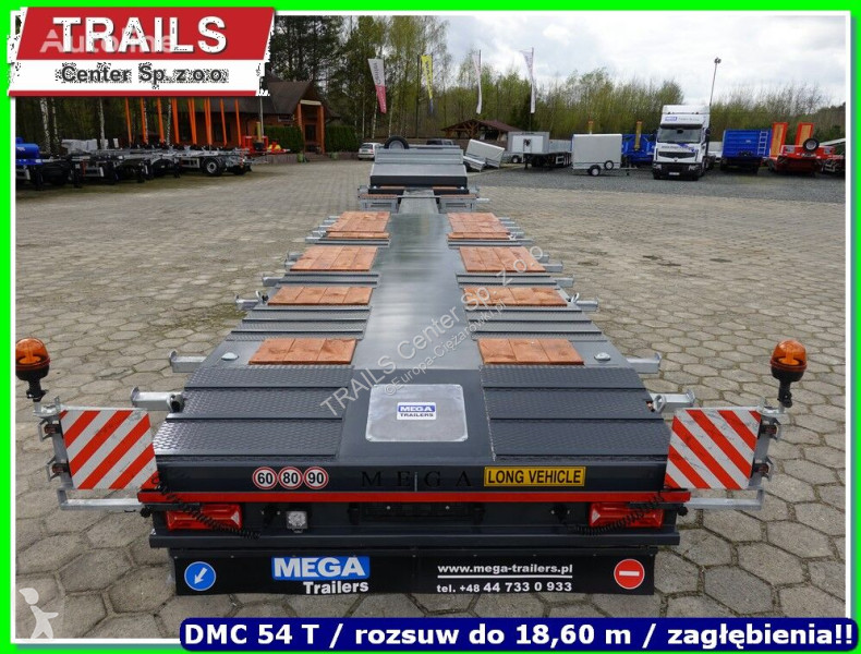 Sættevogn Mega Extandable Low-loader 18.60 m 2...
