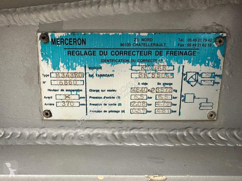 Semi reboque Merceron Tank 34000 L