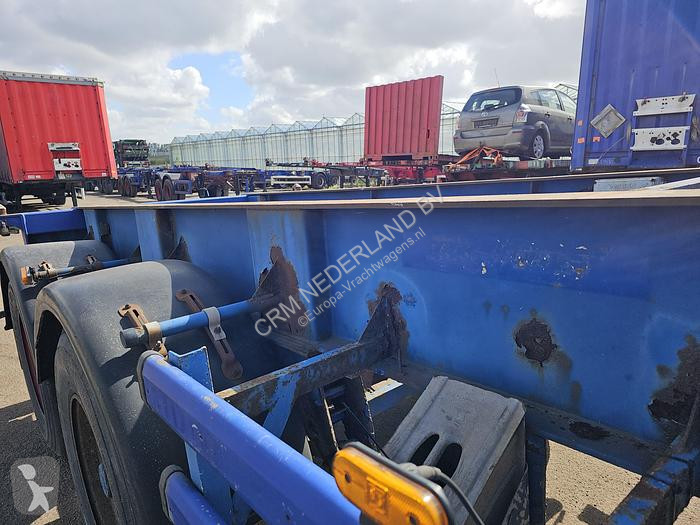 Semitrailer Renders 2 axle 20 ft container...