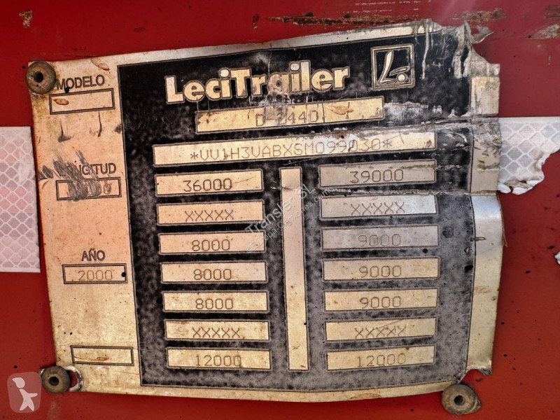 Oplegger Lecitrailer  3E 20