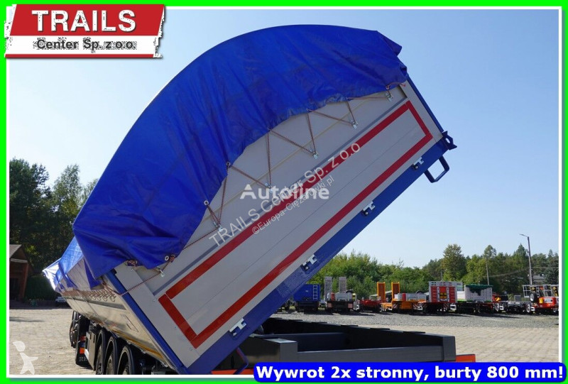 Semiremorca Mega 29 m³ / 12.600 m. 2 x side...