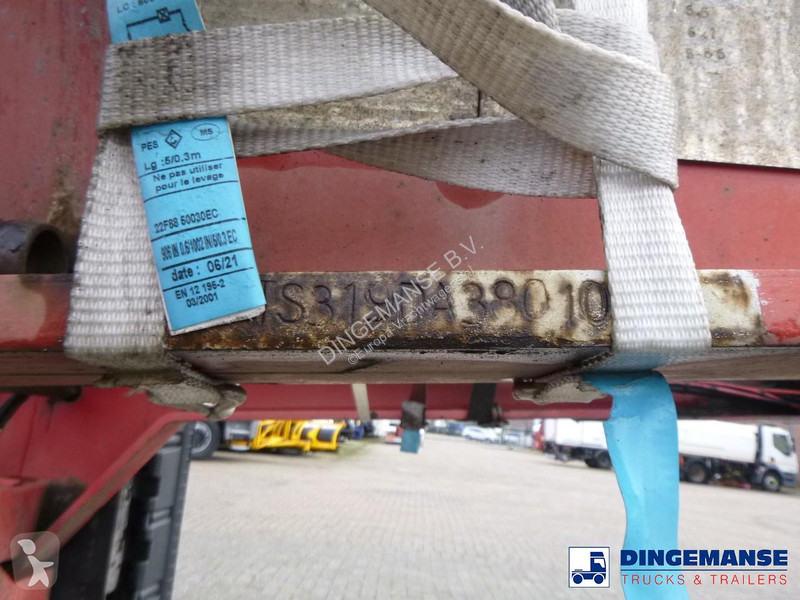 نصف مقطورة Asca 3-axle container trailer
