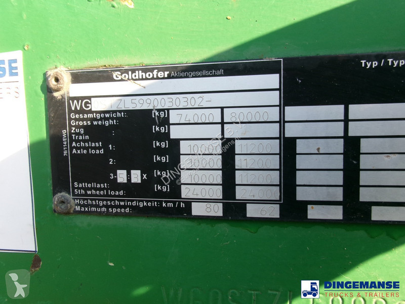 Semitrailer Goldhofer 5-axle semi-lowbed...
