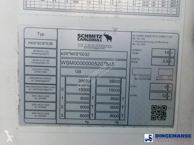 Semiremorca Schmitz Cargobull Frigo trailer +...