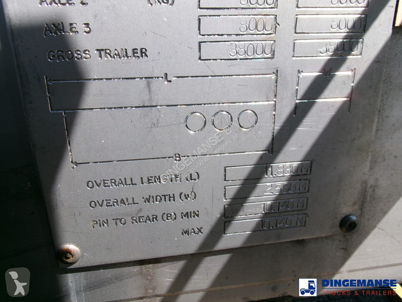 Semi reboque Clayton Bitumen tank inox 33 m3 /...